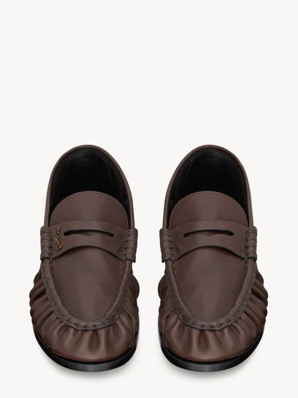 Saint Laurent Le Loafer in Paris Brown - Picture 10 of 16